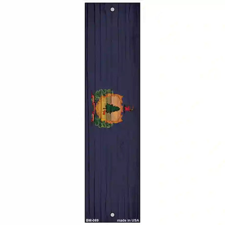 Vermont Flag Novelty Metal Bookmark BM-069