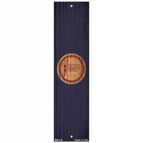 Virginia Flag Novelty Metal Bookmark BM-070