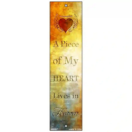 Piece of My Heart Novelty Metal Bookmark BM-087