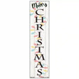 Merry Christmas Lights White Novelty Metal Bookmark BM-097