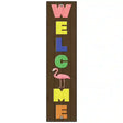 Welcome Flamingo Novelty Metal Bookmark BM-100