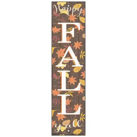 Happy Fall Yall Leaves Novelty Metal Bookmark BM-103