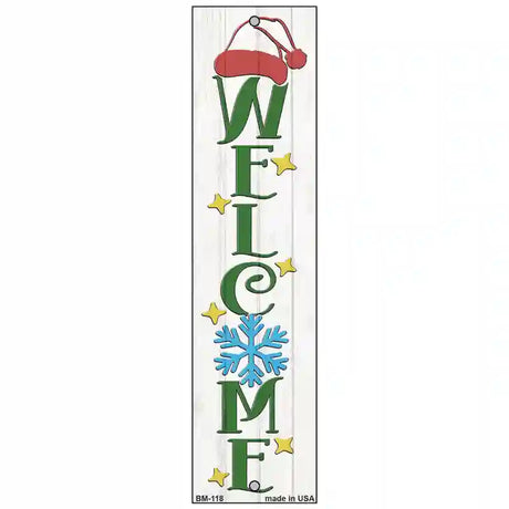 Welcome Hat White Novelty Metal Bookmark BM-118