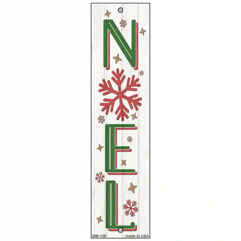 Noel White Novelty Metal Bookmark BM-120