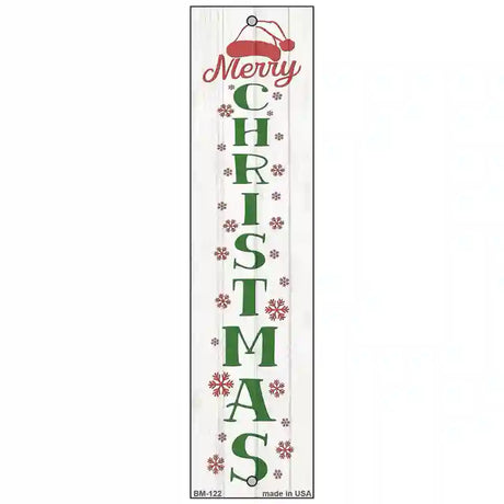 Merry Christmas White Novelty Metal Bookmark BM-122