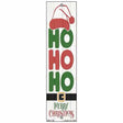 Ho Ho Ho White Novelty Metal Bookmark BM-126