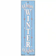 Warm Winter Wishes Blue Novelty Metal Bookmark BM-135