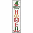 Welcome To Our Home White Novelty Metal Bookmark BM-136