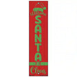 Welcome Santa Claus Red Novelty Metal Bookmark BM-143