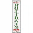 Happy Holidays White Novelty Metal Bookmark BM-144