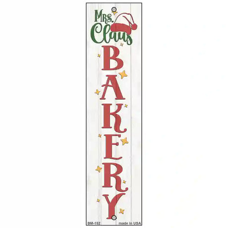 Mrs Claus Bakery White Novelty Metal Bookmark BM-152