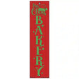 Mrs Claus Bakery Red Novelty Metal Bookmark BM-153