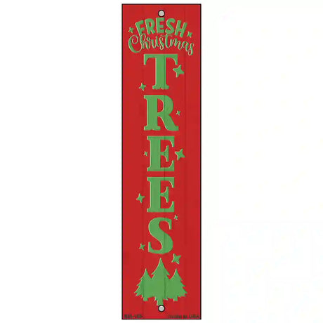 Fresh Christmas Trees Red Novelty Metal Bookmark BM-155