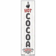 Hot Cocoa White Novelty Metal Bookmark BM-158