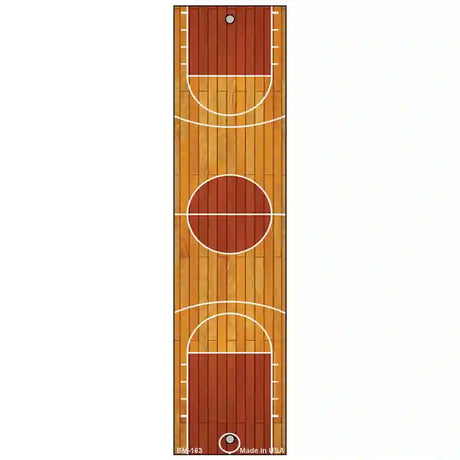 Basketball Court Novelty Metal Bookmark