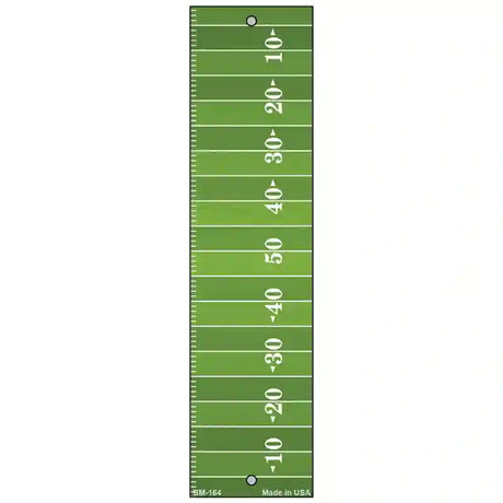 Football Field Novelty Metal Bookmark