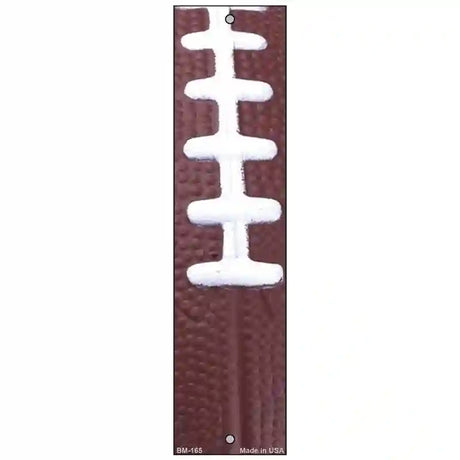 Football Closeup Novelty Metal Bookmark