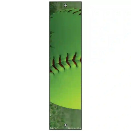 Softball Threads Novelty Metal Bookmark