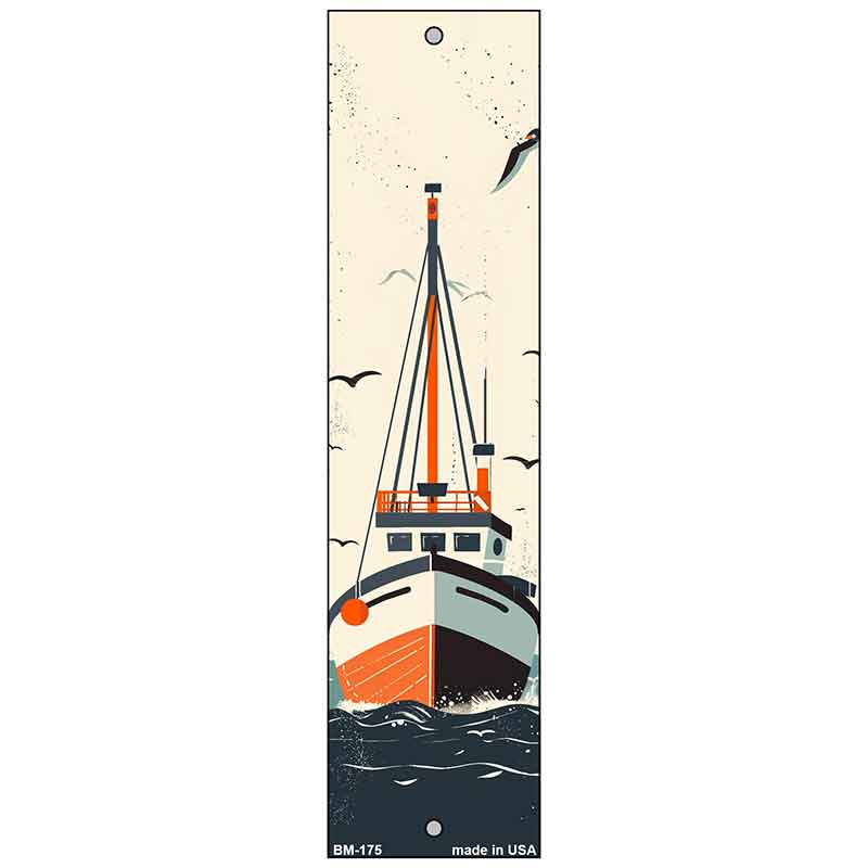 Ocean Bound Bold Maritime Adventure Novelty Metal Bookmark BM-175