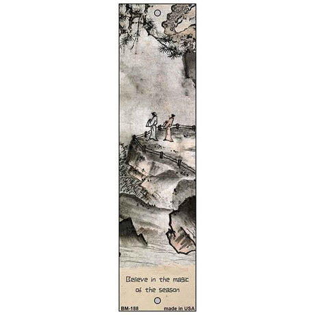 Clifftop Conversation Novelty Metal Bookmark BM-188