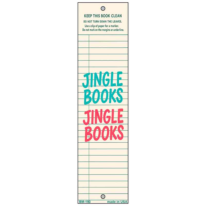 Jingle Books Novelty Metal Bookmark BM-193