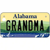 Grandma Alabama Metal Novelty License Plate 6" x 3" (BP)