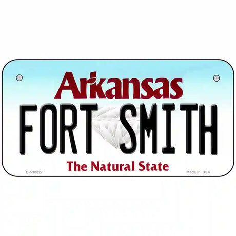 Fort Smith Arkansas Metal Novelty License Plate 6" x 3" (BP)