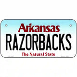 Razorbacks Arkansas Metal Novelty License Plate