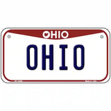 Ohio Metal Novelty License Plate 6" x 3" (BP)