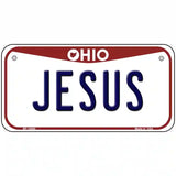 Jesus Ohio Metal Novelty License Plate 6" x 3" (BP)