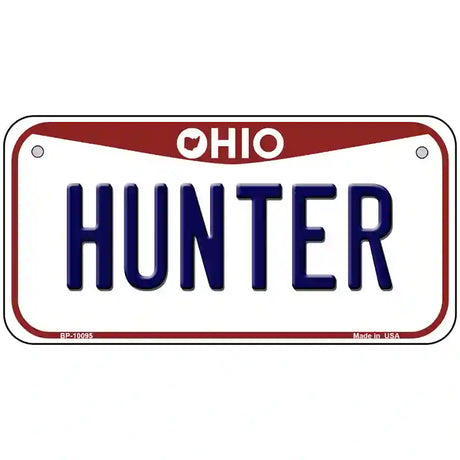 Hunter Ohio Metal Novelty License Plate 6" x 3" (BP)