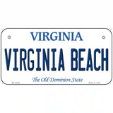 Virginia Beach Virginia Metal Novelty License Plate