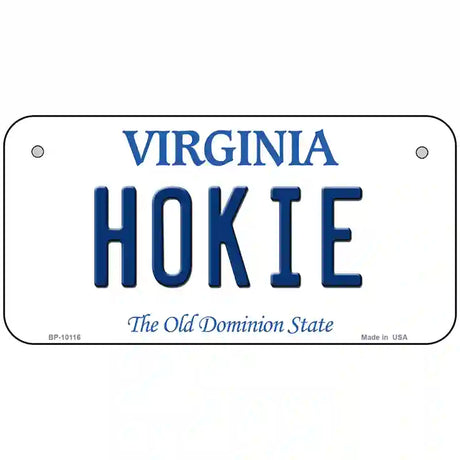 Hokie Virginia Metal Novelty License Plate 6" x 3" (BP)