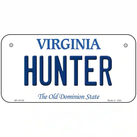 Hunter Virginia Metal Novelty License Plate 6" x 3" (BP)