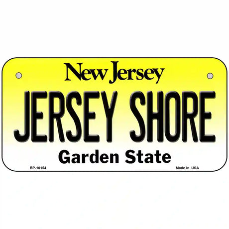 Jersey Shore New Jersey Metal Novelty License Plate 6" x 3" (BP)