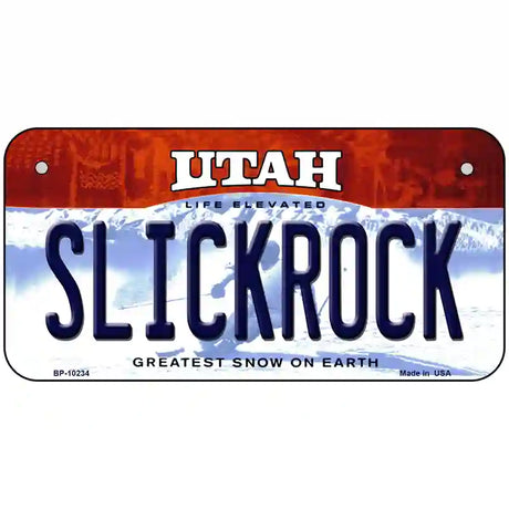 Slickrock Utah Metal Novelty License Plate 6" x 3" (BP)