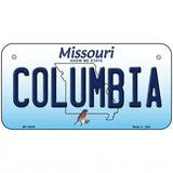 Columbia Missouri Metal Novelty License Plate 6" x 3" (BP)