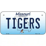 Tigers Missouri Metal Novelty License Plate 6" x 3" (BP)