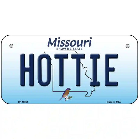 Hottie Missouri Metal Novelty License Plate 6" x 3" (BP)