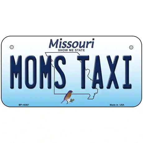 Moms Taxi Missouri Metal Novelty License Plate 6" x 3" (BP)