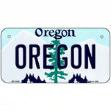 Oregon Metal Novelty License Plate 6" x 3" (BP)