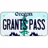 Grants Pass Oregon Metal Novelty License Plate 6" x 3" (BP)