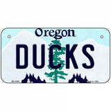 Ducks Oregon Metal Novelty License Plate 6" x 3" (BP)