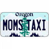 Moms Taxi Oregon Metal Novelty License Plate 6" x 3" (BP)