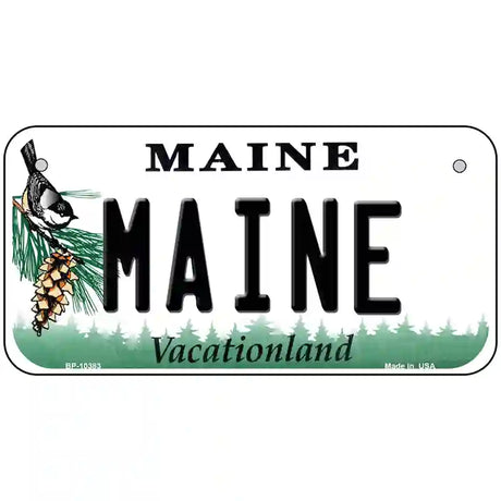 Maine Metal Novelty License Plate 6" x 3" (BP)