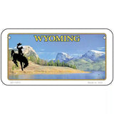 Wyoming Blank Metal Novelty License Plate 6" x 3" (BP)