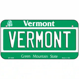 Vermont Metal Novelty License Plate 6" x 3" (BP)