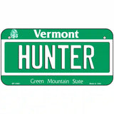 Hunter Vermont Metal Novelty License Plate 6" x 3" (BP)