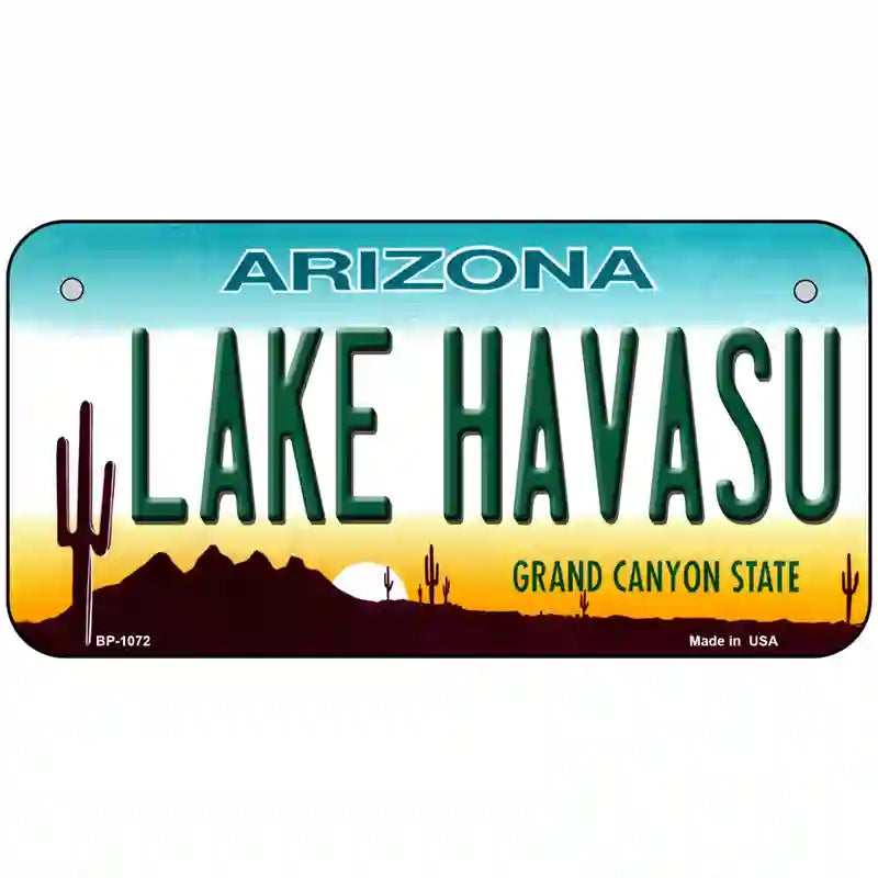 Lake Havasu Arizona Novelty Metal License Plate 6" x 3" (BP)