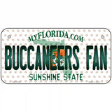 Buccaneers Fan Florida Novelty Metal License Plate 6" x 3" (BP)